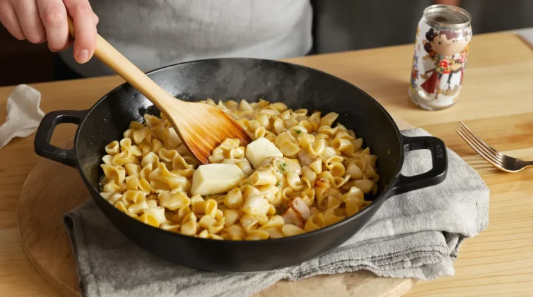 « Je n&rsquo;avais jamais goûté un plat d&rsquo;aussi réconfortant » : la poêlée spätzle-munster prête en 10 minutes seulement