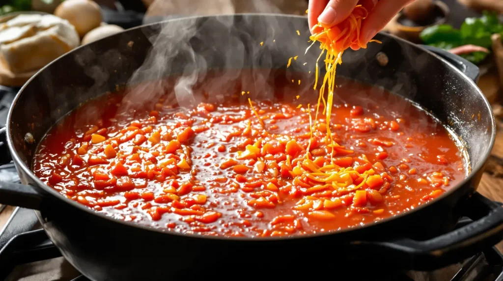 Ni sucre ni bicarbonate : ce simple légume neutralise l'acidité de la sauce tomate à merveille et apporte une touche de saveur inédite